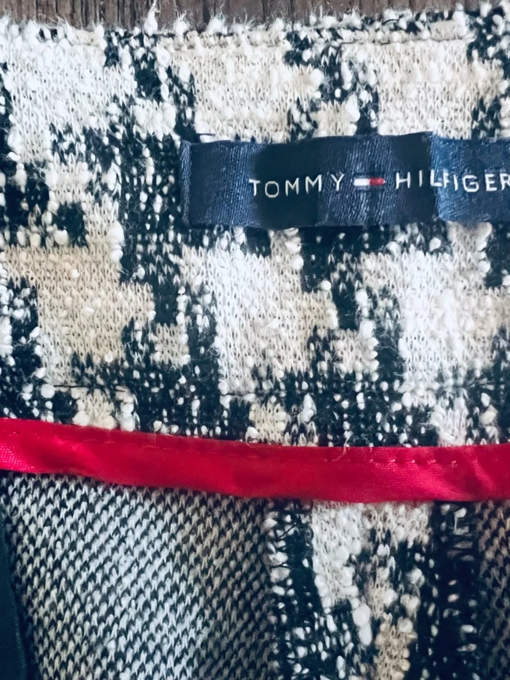 Tommy Hilfiger Black and White Houndstooth Trousers - Picture 6 of 11
